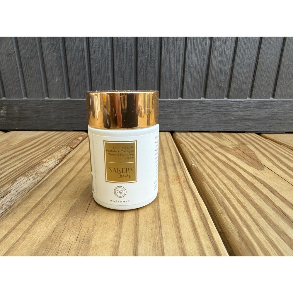 Nakery Beauty Skip the Line Peptide + Collagen Anti-Aging Cream 1.69 oz No Box